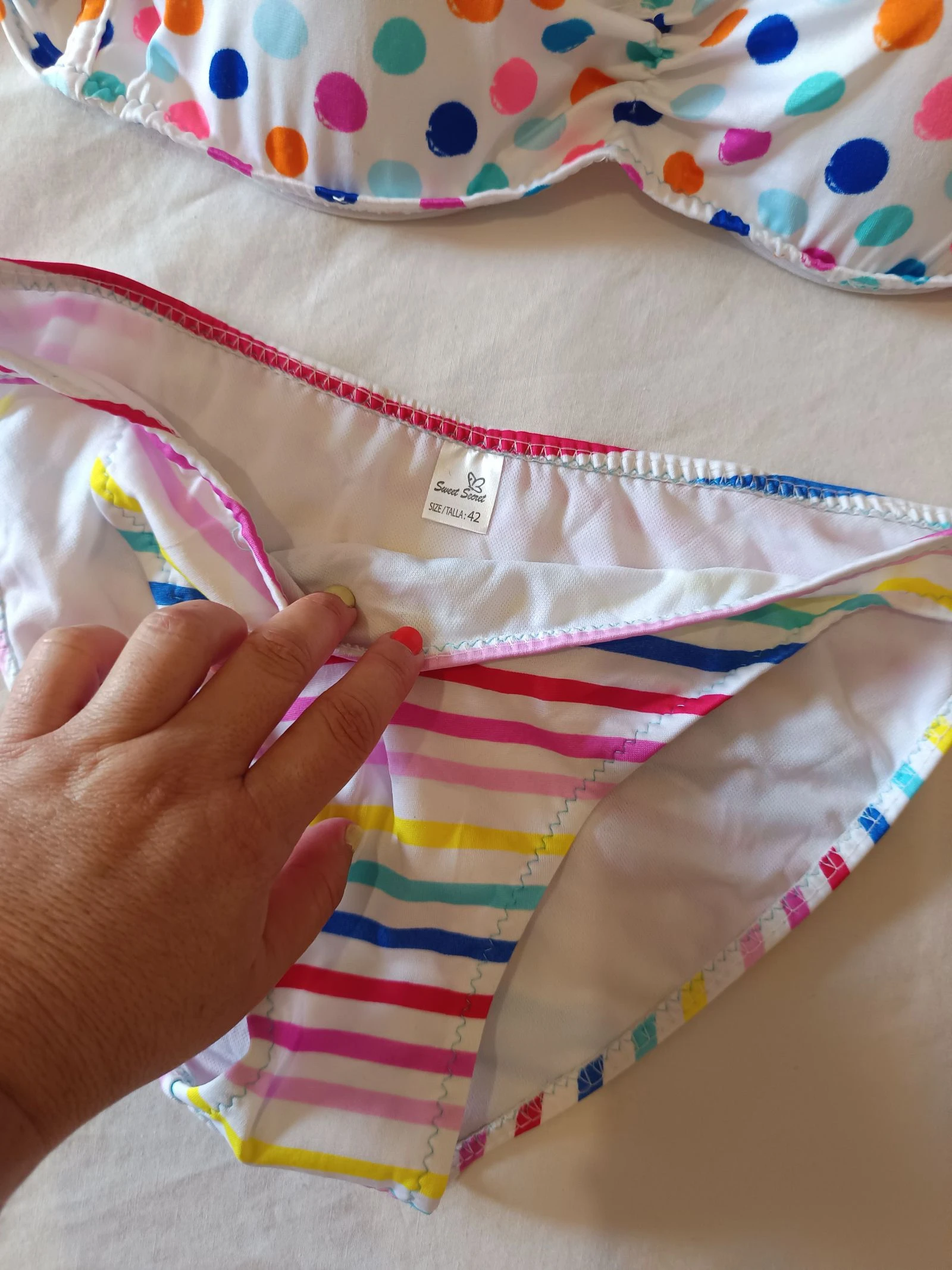 Nieuwe bikini met etiket maat 42 Y2K stijl / Sweet Secret meerkleurig – photo 3
